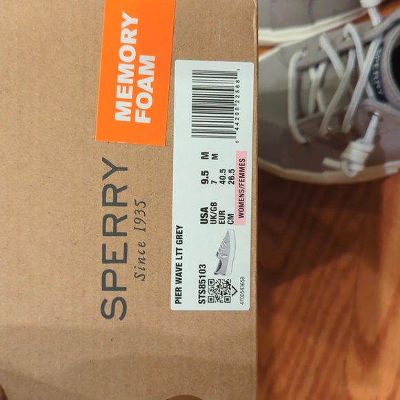 Sperry pier wave light grey size 9.5 - Picture 4 of 4